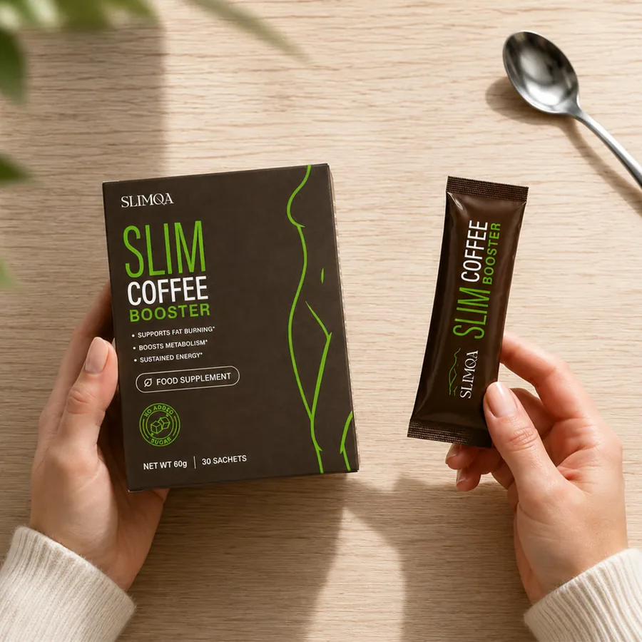 Étui SlimQA Slim Coffee Booster et stick individuel